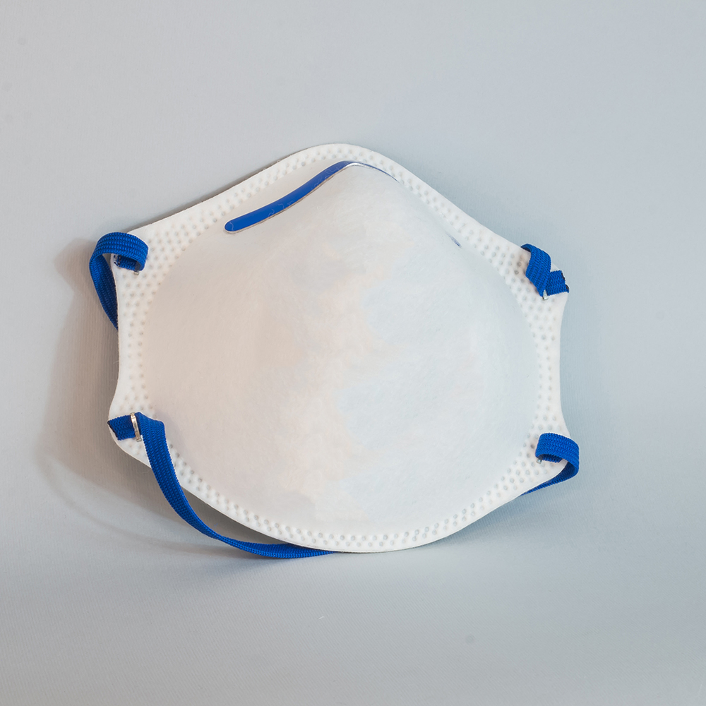 N95 mask. N95 Protective Cupped Respirator Mask. 65/5000 dome-shaped mask. white color, perfect for protection against coronavirus