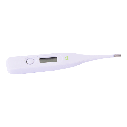 Oral Thermometer is very cheap and it can be used everywhere. Blue and white. A device that you can put where ever in your body